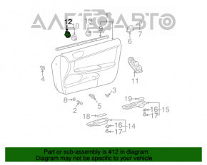 Controlul oglinzilor Toyota Solara 2.4 04-08