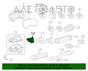 Butonul de dezactivare a stabilizării Toyota Rav4 19-