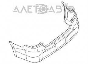 Bara spate goală Nissan Sentra 16-19, nouă, originală OEM