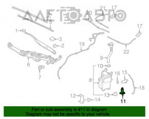 Motorul de spălare a parbrizului pentru Lexus RX350 RX450h 16-22, nou, original OEM.