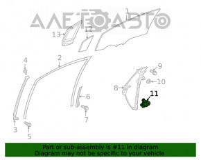 Geam electric cu motor, fata stanga, Toyota Venza 21-