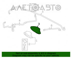 Corpul antenei aripioare Toyota Rav4 19-20