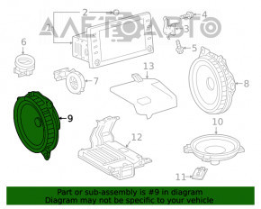 Difuzor spate dreapta Toyota Rav4 19- JBL