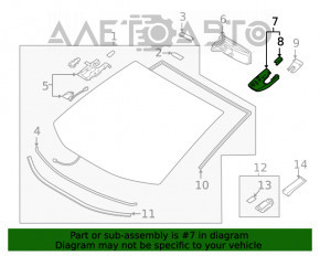 Husa oglinzii interioare pentru Toyota Rav4 19-