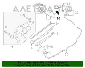 Injectoarele de spălare a camerei de vizionare din spate pentru Subaru Forester 19- SK