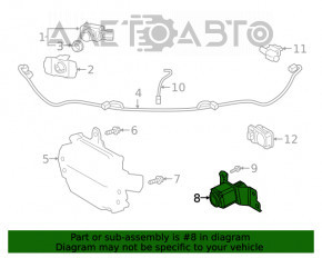 Camera frontală Lexus ES250 ES300h ES350 19-22