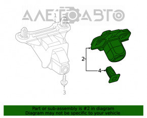 Camera de vizionare spate pentru Toyota Rav4 19-