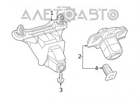 Camera de vizionare spate pentru Toyota Rav4 19-