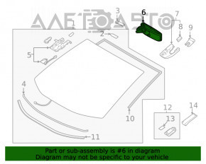 Oglindă interioară pentru Toyota Rav4 19 - auto-întunecare, Home link