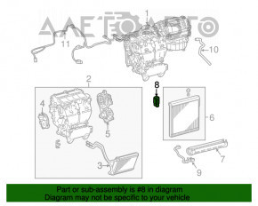 Ventilatorul de încălzire a aerului condiționat pentru Toyota Sienna 11-20