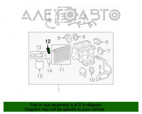 Supapa de încălzire a aerului condiționat pentru Lexus GS300 GS350 GS430 GS450h 06-11