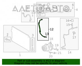 Compresorul cuptorului de aer condiționat pentru Toyota Rav4 19- 2.5