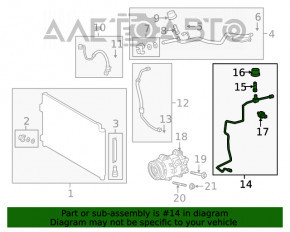 Bobina de aer condiționat Rav4 Toyota 19- 2.5