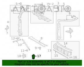 Motorul radiatorului pentru jaluzelele Lexus ES300h 21-