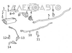 Sonda lambda pentru primul Toyota Rav4 19- 2.5