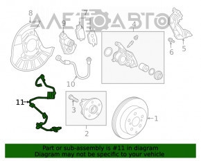 Датчик ABS задний левый Toyota Rav4 19- AWD