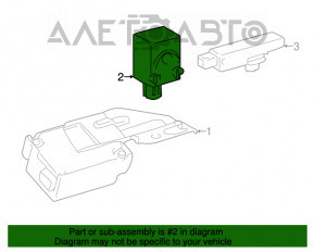 Warning buzzer Toyota Venza 21- надломано крепление