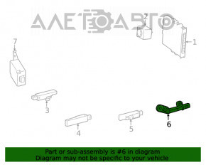 Antenna Keyless Toyota Prius 16- новый OEM оригинал