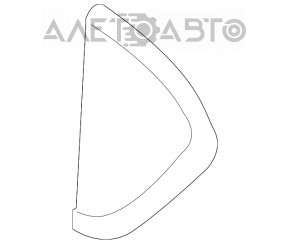 Capacul panoului frontal lateral dreapta Audi A4 B8 08-16 maro