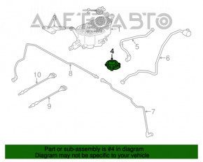 Supapa absorbantului de combustibil Audi A4 B8 08-16 2.0T