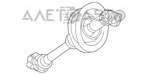 Рулевой карданчик Audi A4 B8 08-16