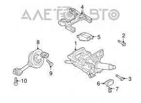 Рулевой карданчик Audi A4 B8 08-16