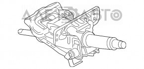 Coloana de direcție Audi Q5 8R 09-17 cu modul de control