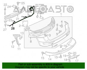 Instalarea bumperului frontal Audi Q5 8R 13-17 cu suport pentru senzori de parcare