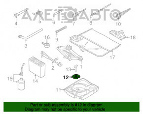 Suport roată de rezervă Audi Q3 8U 15-18