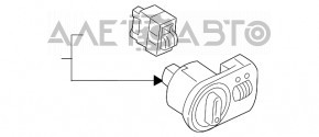 Управление светом Audi Q3 8U 15-18 под птф