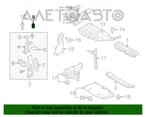 Bara de capota dreapta Lexus UX200 UX250h 19-