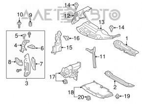 Bara de capota dreapta Lexus UX200 UX250h 19-