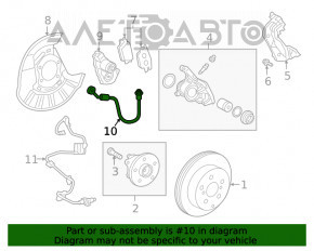 Furtun de frână spate dreapta Toyota Rav4 19- AWD