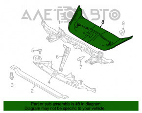 Husa televizor Porsche Cayenne 958 11-14 nou OEM original