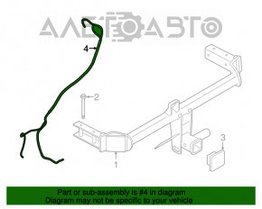 Проводка фаркопа Audi Q5 8R 13-17