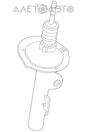 Амортизатор передний левый Ford Explorer 11-15 дорест