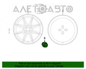 Piuliță roată d21 M12x1.5 Mazda3 03-08 pentru jante din aliaj