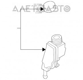 Rezervorul de direcție asistată electric pentru Mazda 3 MPS &#39;09-&#39;13