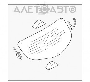 Geam spate portbagaj Mazda3 MPS 09-13