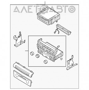 Magnetofon, CD-changer, radio, panoul Mazda3 03-08 lipsesc unele butoane și capacul