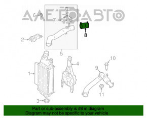 Furtunul intercoolerului superior al doilea pentru Ford Ecosport 18-21 1.0T