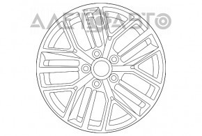 Диск колесный R17 x 7.5J Nissan Rogue 21-23 DICASTAL JP built