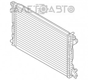 Radiator de răcire apă Audi A5 F5 17- 3.0T nou, neoriginal.