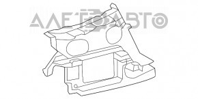 Suportul pentru bara spate sub stopul stânga Audi A6 C7 12-15 pre-restyling, nou, neoriginal.