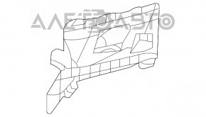 Capacul de bara fata stanga Audi Q5 80A 21- nou neoriginal.