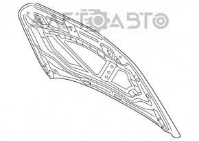 Capota goală Audi Q3 15-18 din aluminiu nou, neoriginal.