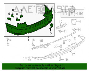 Bara față goală Audi A6 C7 16-18 restilizată s-line cu senzori de parcare, nouă, neoriginală