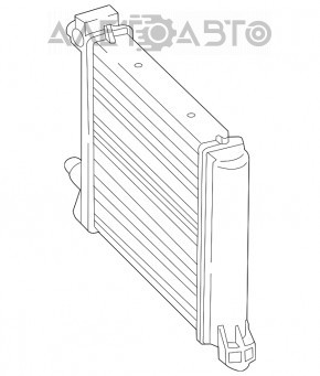 Radiator de răcire apă BMW X1 F48 16-22 B46 suplimentar nou neoriginal.