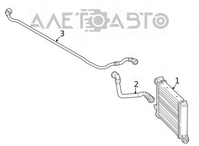 Radiator de răcire apă BMW X1 F48 16-22 B46 nou suplimentar, neoriginal, NRF.