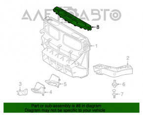 Накладка телевизора BMW X5 F15 14-18 новый неоригинал